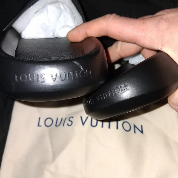 Louis Vuitton Monogram Waterfront Slides Mule Mens 11 New Comes With Dust Bag - Picture 9 of 15